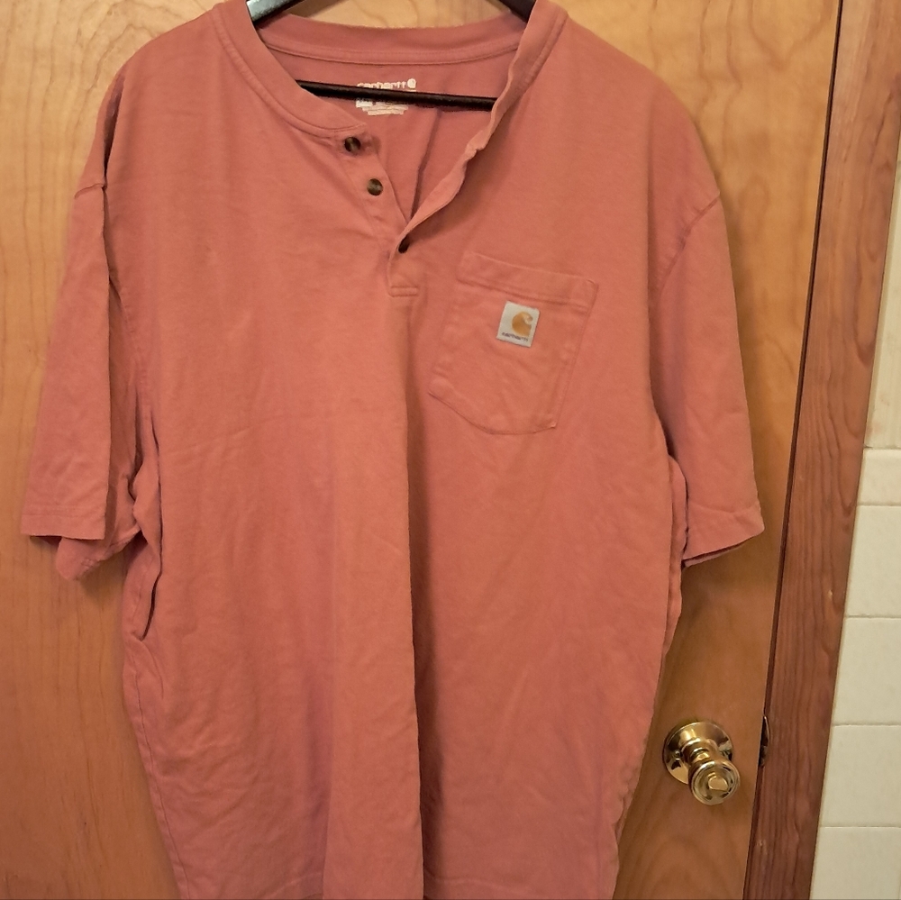 Carhartt Orange Men's Short Sleeve